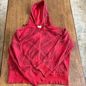 MJ Collection Paisley Hoodie Size M